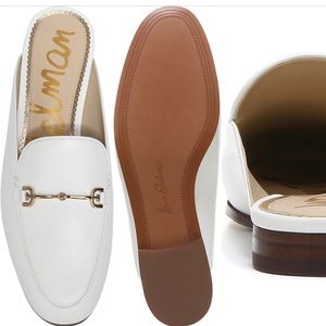 Sam Edelman Linnie Mule • Bright White Leather • 8M